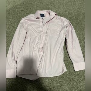Pink Men’s Button-Up Shirt